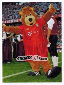 Sticker Maskottchen Berni - FC Bayern München 2012-2013 n. 8 - Panini