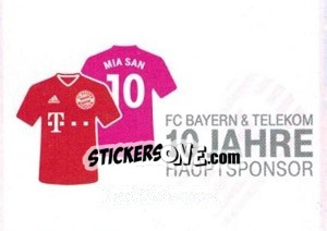 Sticker FC Bayern&Telekom(Sponsor) - FC Bayern München 2012-2013 n. 10 - Panini