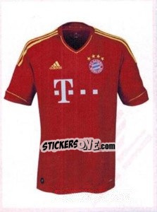 Sticker Trikot Home - FC Bayern München 2012-2013 n. 12 - Panini