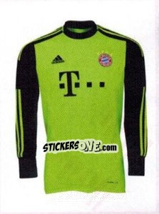 Sticker Trikot Torwart - FC Bayern München 2012-2013 n. 14 - Panini