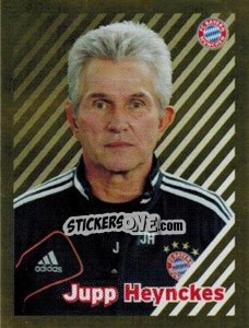 Sticker Trainer Jupp Heynckes - FC Bayern München 2012-2013 n. 16 - Panini