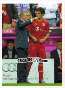 Sticker Trainer Jupp Heynckes - FC Bayern München 2012-2013 n. 17 - Panini