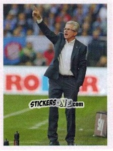 Sticker Trainer Jupp Heynckes - FC Bayern München 2012-2013 n. 18 - Panini
