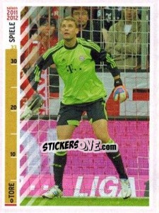 Sticker Manuel Neuer - FC Bayern München 2012-2013 n. 21 - Panini