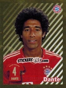 Sticker Dante - FC Bayern München 2012-2013 - Panini