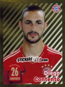Sticker Diego Contento - FC Bayern München 2012-2013 n. 62 - Panini
