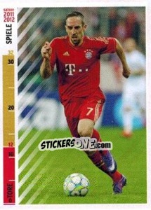 Sticker Franck Ribery - FC Bayern München 2012-2013 n. 73 - Panini