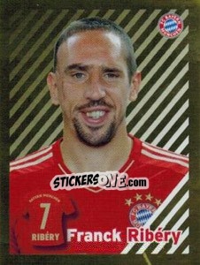 Sticker Franck Ribery - FC Bayern München 2012-2013 n. 74 - Panini