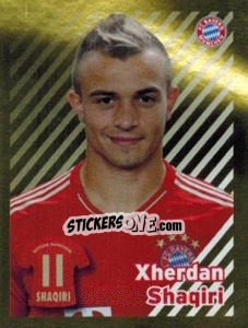 Cromo Xherdan Shaqiri - FC Bayern München 2012-2013 - Panini