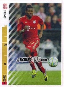 Sticker David Alaba - FC Bayern München 2012-2013 n. 97 - Panini
