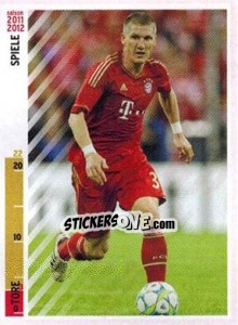 Sticker Bastian Schweinsteiger - FC Bayern München 2012-2013 n. 110 - Panini