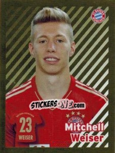 Sticker Mitchell Weiser - FC Bayern München 2012-2013 n. 124 - Panini