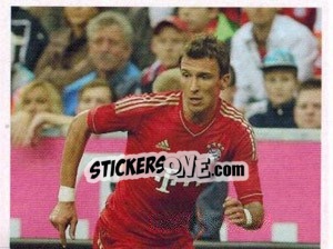 Sticker Mario Mandzukic - FC Bayern München 2012-2013 n. 127 - Panini