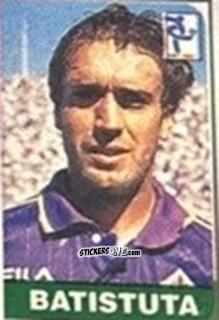 Figurina Batistuta - Campionato Di Calcio Serie A 1997-1998 n. 77 - dolber
