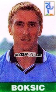 Sticker Bokšić - Campionato di calcio Serie A 1997-1998
 n. 117 - dolber
