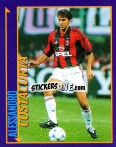 Sticker Alessandro Costacurta - Calcio D'Inizio Kick Off 1998-1999
 n. 98 - Merlin