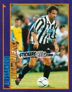 Sticker Alessandro Del Piero - Calcio D'Inizio Kick Off 1998-1999
 n. 78 - Merlin