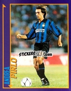 Sticker Andrea Pirlo - Calcio D'Inizio Kick Off 1998-1999
 n. 67 - Merlin