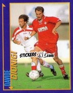 Sticker Davide Dionigi - Calcio D'Inizio Kick Off 1998-1999
 n. 138 - Merlin