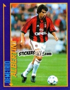 Sticker Demetrio Albertini - Calcio D'Inizio Kick Off 1998-1999
 n. 96 - Merlin