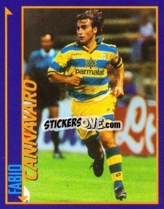 Sticker Fabio Cannavaro - Calcio D'Inizio Kick Off 1998-1999
 - Merlin