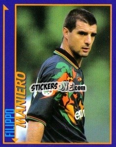Sticker Filippo Maniero - Calcio D'Inizio Kick Off 1998-1999
 n. 190 - Merlin