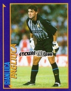 Sticker Gianluca Pagliuca - Calcio D'Inizio Kick Off 1998-1999
 - Merlin