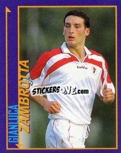 Sticker Gianluca Zambrotta - Calcio D'Inizio Kick Off 1998-1999
 n. 6 - Merlin