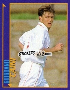 Sticker Giordano Caini - Calcio D'Inizio Kick Off 1998-1999
 - Merlin