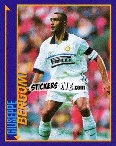 Sticker Giuseppe Bergomi - Calcio D'Inizio Kick Off 1998-1999
 n. 61 - Merlin