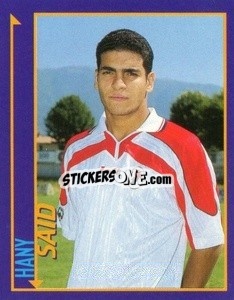 Sticker Hany Said - Calcio D'Inizio Kick Off 1998-1999
 - Merlin