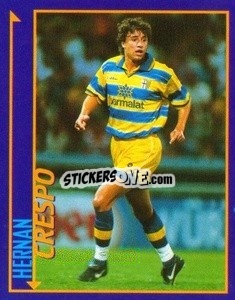Sticker Hernan Crespo - Calcio D'Inizio Kick Off 1998-1999
 n. 116 - Merlin