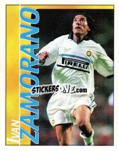 Sticker Ivan Zamorano - Calcio D'Inizio Kick Off 1998-1999
 n. D - Merlin