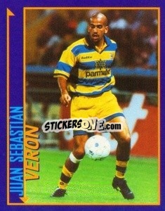 Sticker Juan Sebastian Veron - Calcio D'Inizio Kick Off 1998-1999
 n. 113 - Merlin