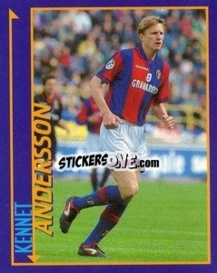 Sticker Kennet Andersson - Calcio D'Inizio Kick Off 1998-1999
 - Merlin