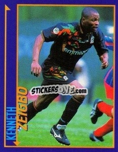 Sticker Kenneth Zeigbo - Calcio D'Inizio Kick Off 1998-1999
 n. 186 - Merlin