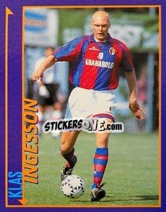Sticker Klas Ingesson - Calcio D'Inizio Kick Off 1998-1999
 - Merlin