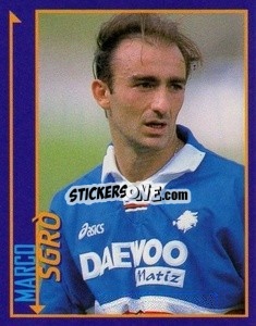 Sticker Marco Sgrò - Calcio D'Inizio Kick Off 1998-1999
 - Merlin