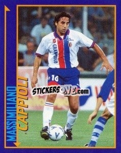 Sticker Massimilano Cappioli - Calcio D'Inizio Kick Off 1998-1999
 n. 16 - Merlin