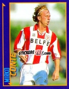 Sticker Mirko Conte - Calcio D'Inizio Kick Off 1998-1999
 n. 198 - Merlin