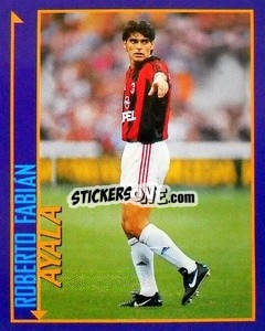 Sticker Roberto Fabian Ayala - Calcio D'Inizio Kick Off 1998-1999
 n. 91 - Merlin