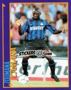 Sticker Zoumana Camara - Calcio D'Inizio Kick Off 1998-1999
 n. 63 - Merlin