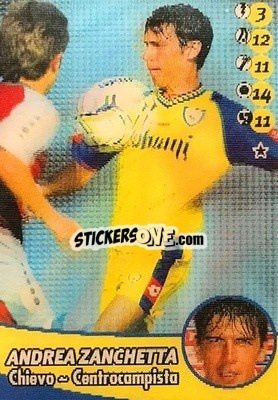 Sticker Andrea Zanchetta - Calcio Animotion 2003-2004
 - PROMINTER