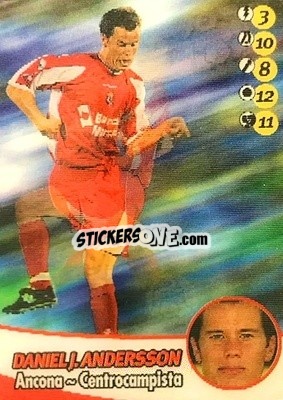 Sticker Daniel Jerry Andersson - Calcio Animotion 2003-2004
 - PROMINTER