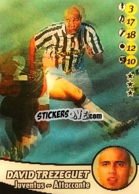 Sticker David Trezeguet - Calcio Animotion 2003-2004
 n. 97 - PROMINTER
