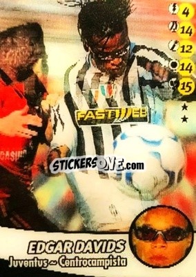 Sticker Edgar Davids - Calcio Animotion 2003-2004
 - PROMINTER