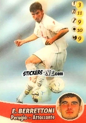 Sticker Emanuele Berrettoni - Calcio Animotion 2003-2004
 - PROMINTER