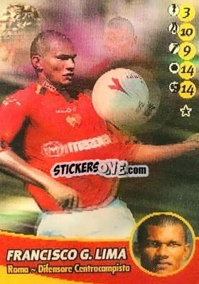 Sticker Francisco Gouvinho Lima - Calcio Animotion 2003-2004
 - PROMINTER