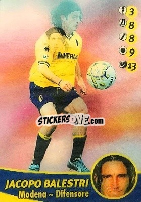 Sticker Jacopo Balestri - Calcio Animotion 2003-2004
 - PROMINTER