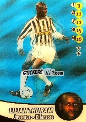 Sticker Lilian Thuram - Calcio Animotion 2003-2004
 - PROMINTER